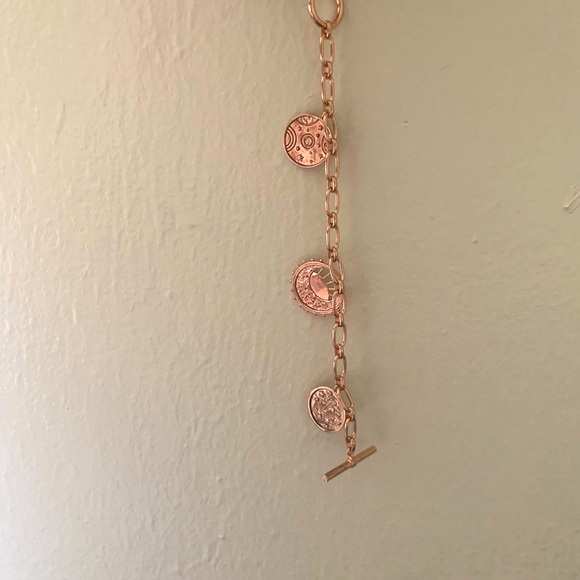 Figaro Chain & Coin Bracelet - Picture 2 of 2